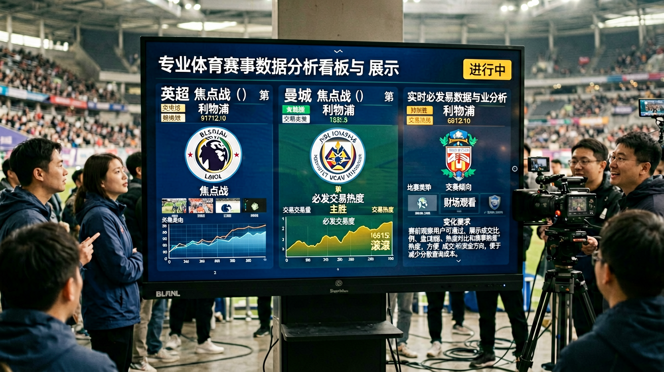 专业体育赛事数据分析看板与图表展示